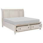 2259KW-1EK* Eastern King Platform Bed with Footboard Storage