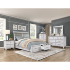 1303K-1EK* Eastern King Platform Bed with Footboard Storage