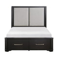 1381K-1CK* California King Platform Bed with Footboard Storage