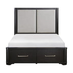1381K-1CK* California King Platform Bed with Footboard Storage