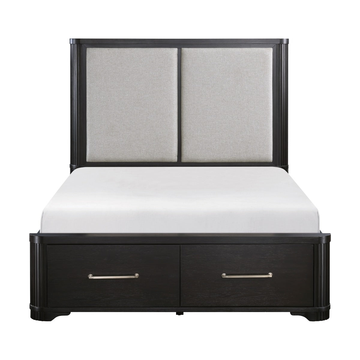 1381K-1EK* Eastern King Platform Bed with Footboard Storage