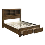 1592K-1EK* Eastern King Platform Bed with Footboard Storage