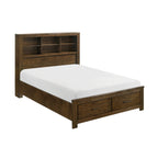 1592K-1EK*WB 5pc Set Eastern King Wall Platform Bed (EKB+2NS+2NS-P)