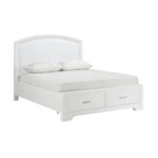 1520WH-1* Queen Platform Bed with Footboard Storage