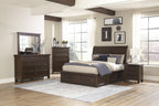 1559K-1EK* Eastern King Platform Bed with Storage Footboard and Side Rails