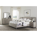 1577-4P* Night Stand with Wall Panel
