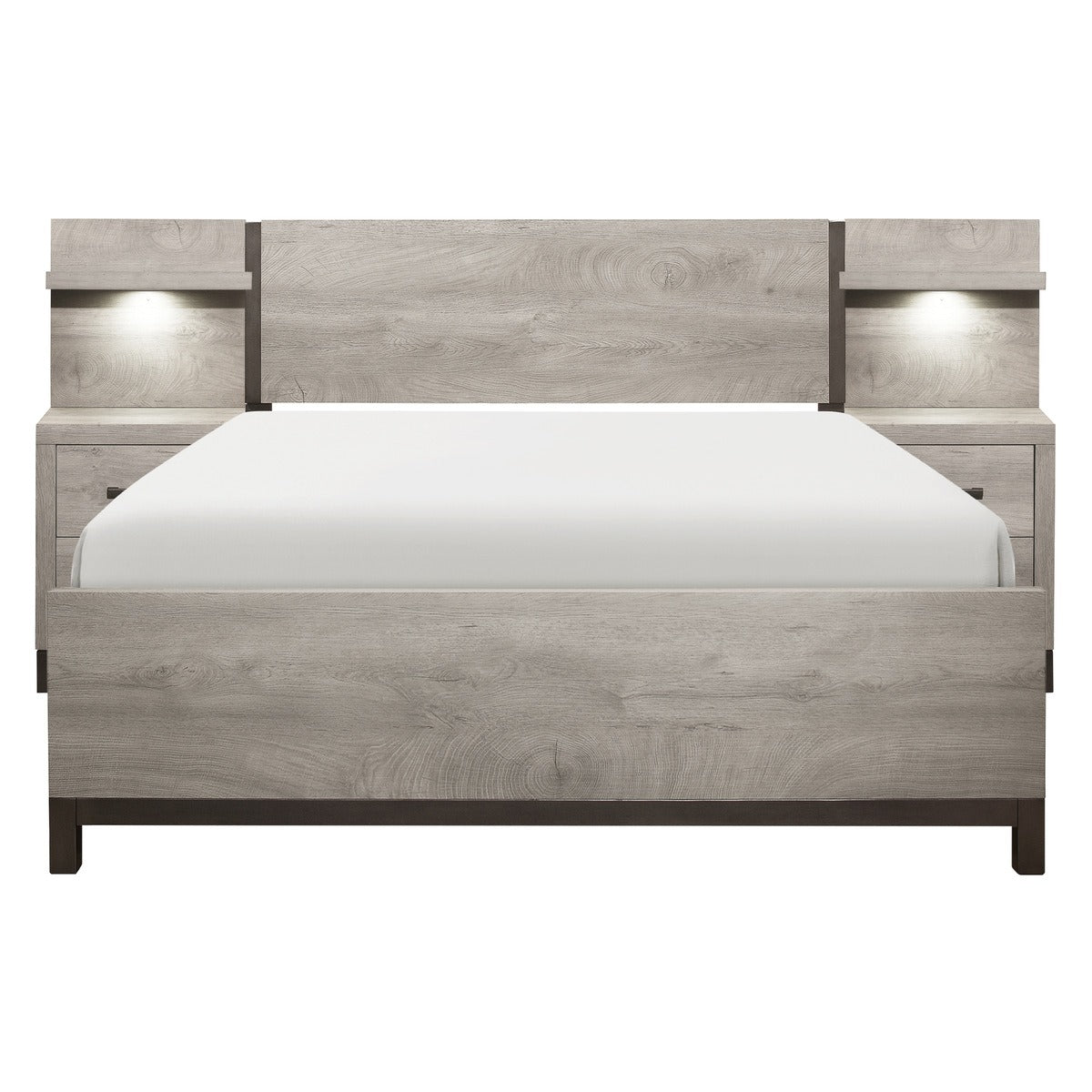 1577-1*WB 5pc Set Queen Wall Bed (QB+2NS+2NS-P)
