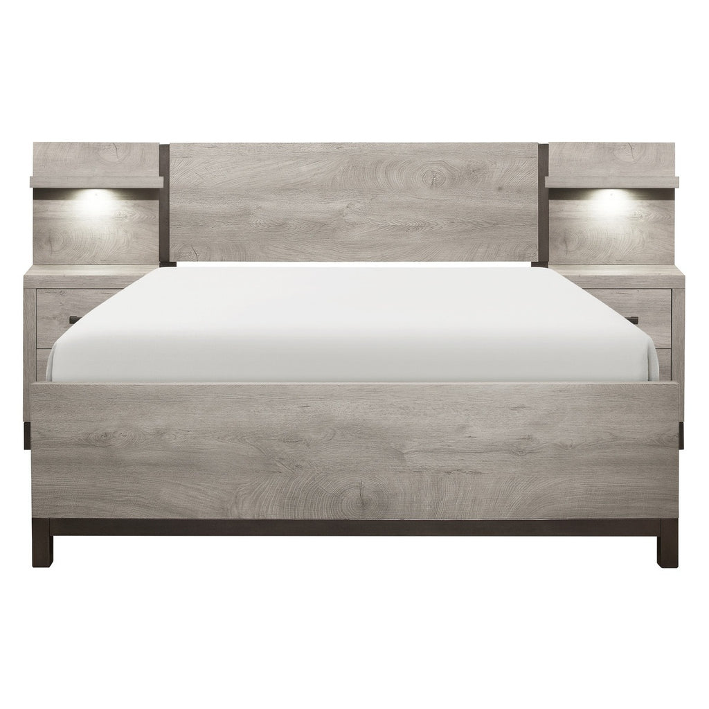 1577F-1*WB 5pc Set Full Wall Bed (FB+2NS+2NS-P)