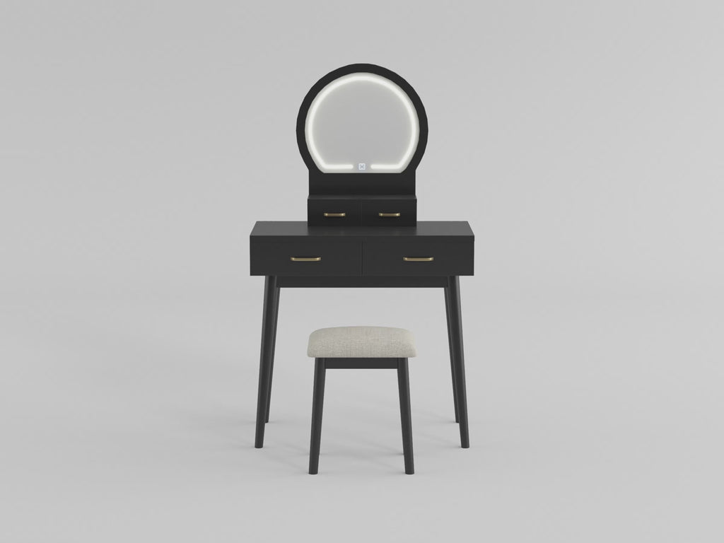 4565GY Dressing Table with Mirror