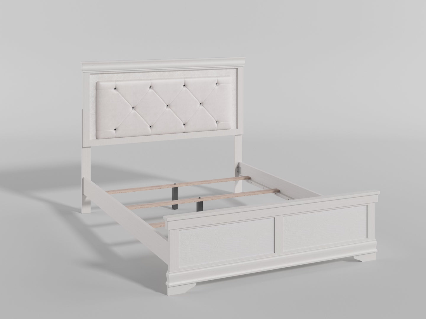 1556WK-1EK* Eastern King Bed with LED Lighting